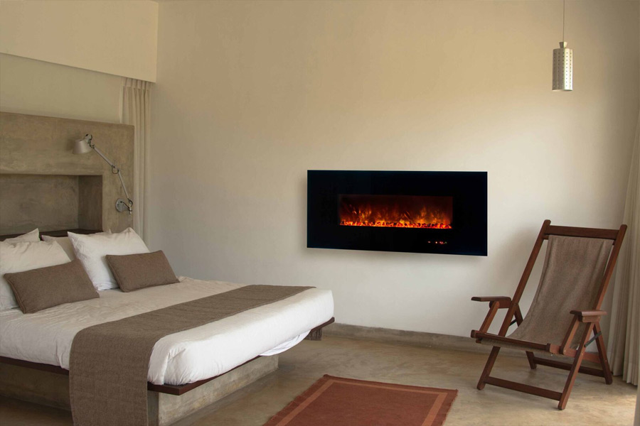 Save Space with a Corner Electric Fireplace