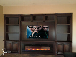 Electric Fireplace TV Stand cabinet